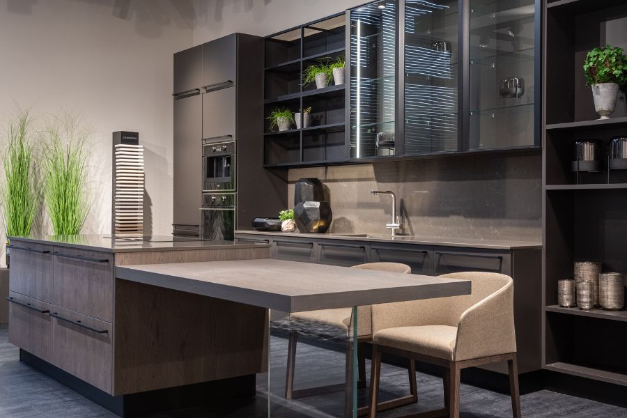 Cocina tono oscuro