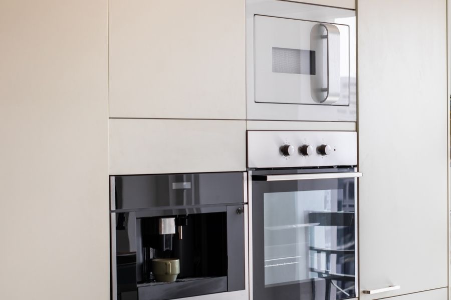 ideas para colocar microondas cocina
