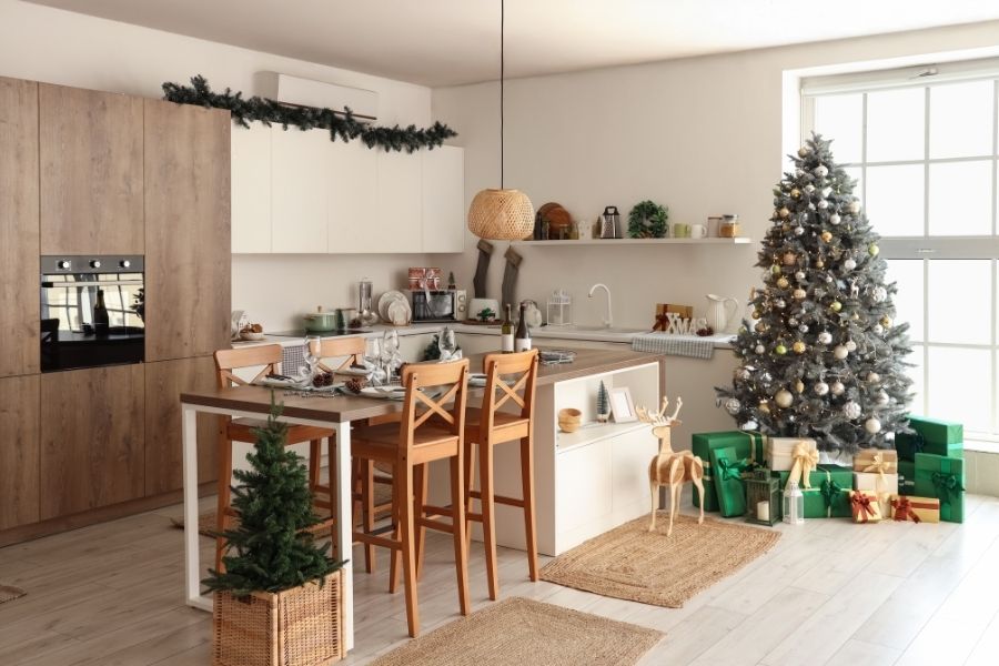 como decorar cocina en navidad- Evacocina